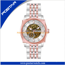 Moda Señora Hermosa Reloj Automático Stainess Steel Back